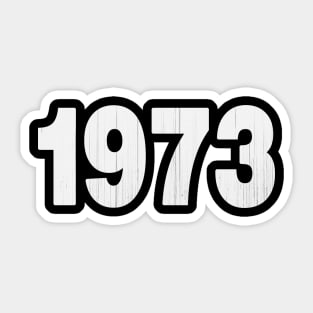 1973 Vintage Sticker